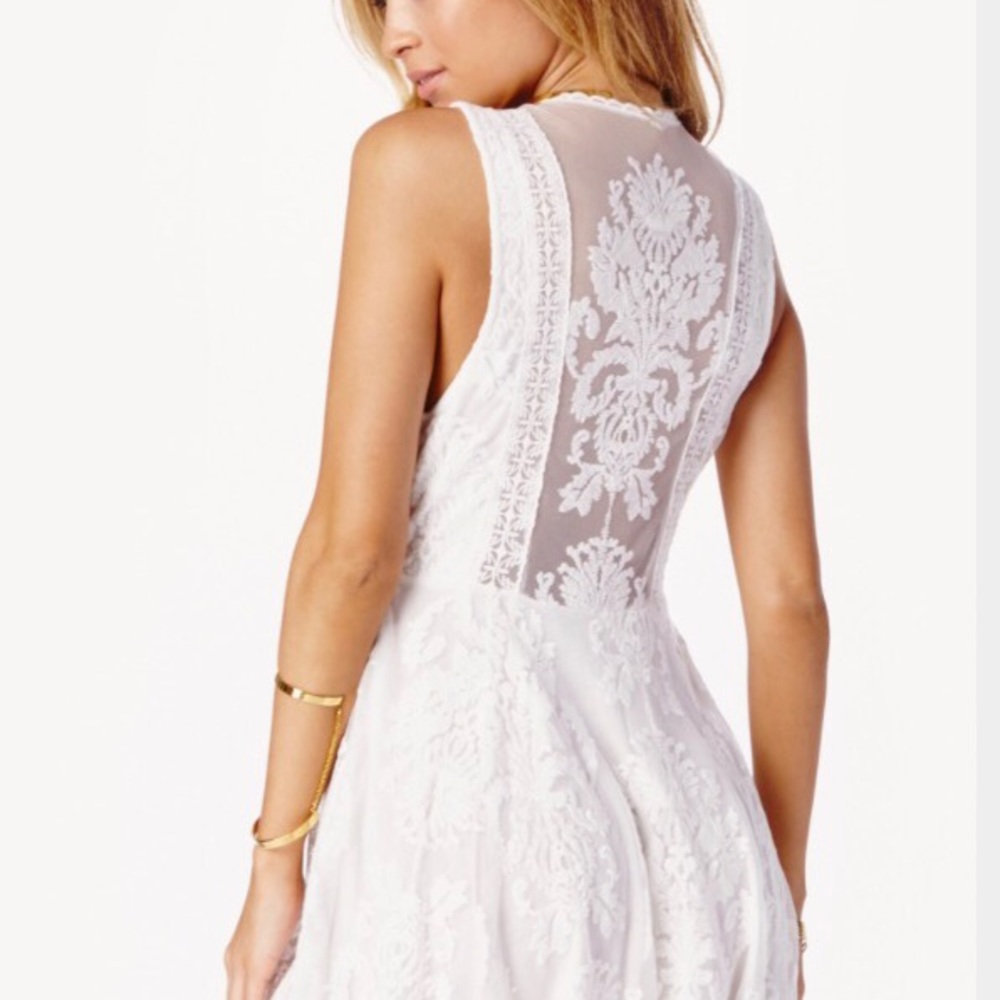 Free People reign over me white lace